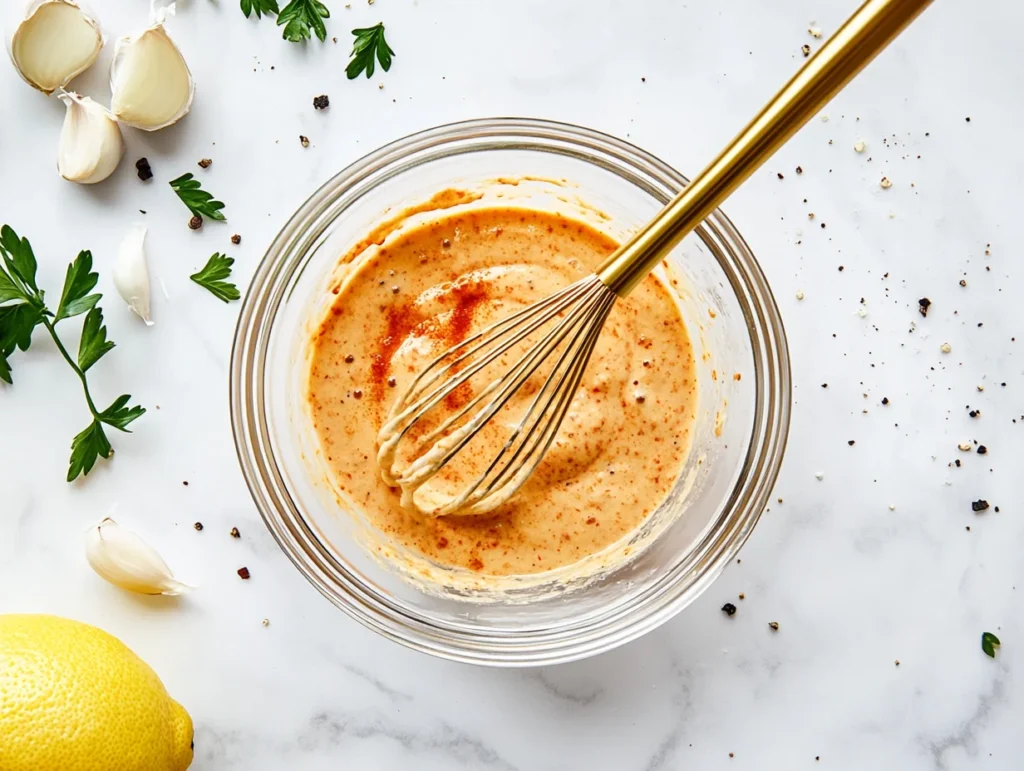 Whisking Creamy Buffalo Dressing